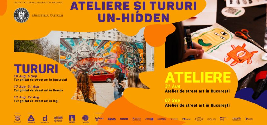 Încep înscrierile la „Ateliere și Tururi Un-hidden”