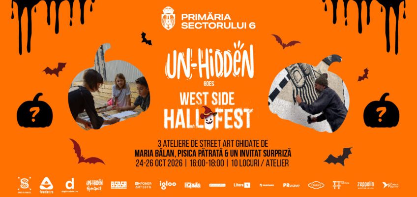 Artă urbană cu spirit de Halloween
