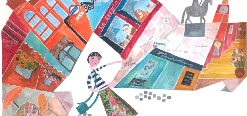 Povești cu grădinărit, scenografie și ilustrație de Szabó Zelmira