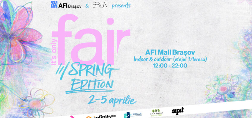 Hai la primul târg de design și artă contemporană din AFI Brașov – AFI x It’s Only FAIR